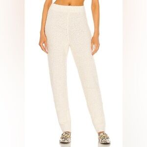 L'ACADEMIE Winter White Boucle Jogger Pant Size S